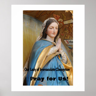 Poster Notre Dame de l'Immaculée Conception
