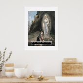 Poster Notre Dame de Lourdes (Cuisine)