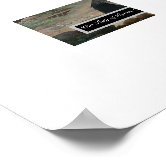 Poster Notre Dame de Lourdes (Coin)