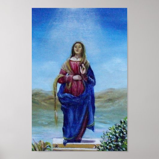 Poster NOTRE-DAME DE LUMIÈRE Madone de l'Immaculée Concep (Devant)