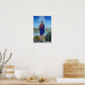 Poster NOTRE-DAME DE LUMIÈRE Madone de l'Immaculée Concep (Cuisine)