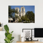 Poster Notre-Dame de Paris (Bureau à domicile)