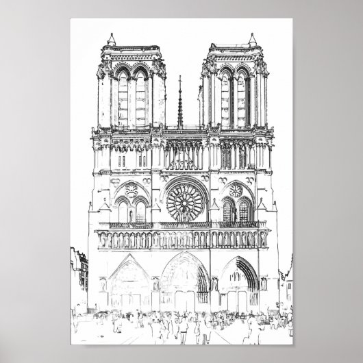 Poster Notre-Dame de Paris (Devant)