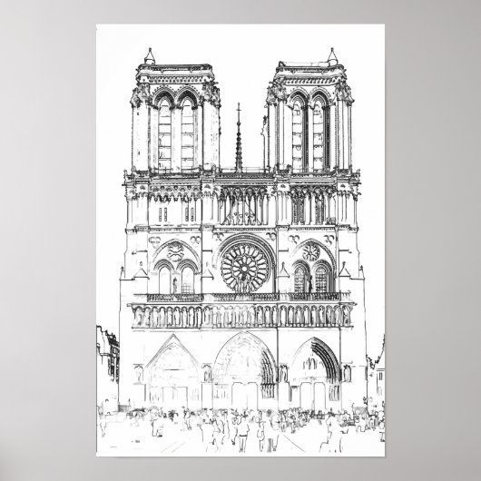 Poster Notre-Dame de Paris (Devant)