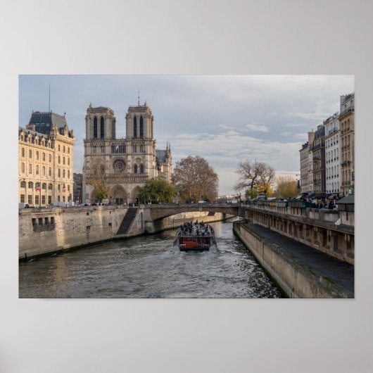 Poster Notre Dame de Paris, France (Devant)
