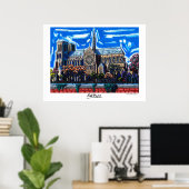 Poster "Notre Dame de Paris" par Neil Myers (Bureau à domicile)