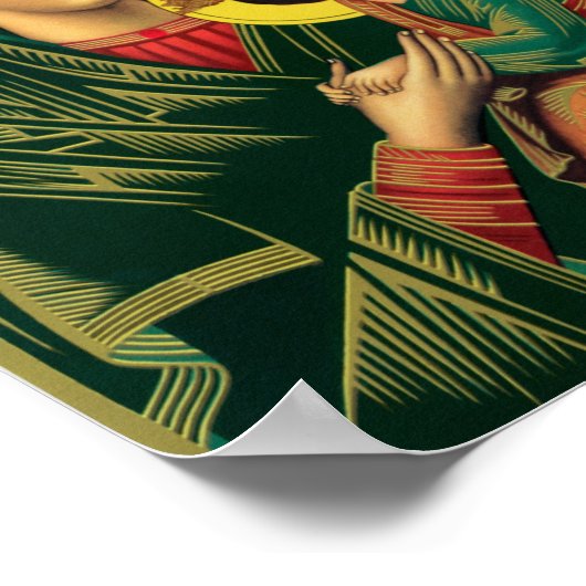 Poster Notre Dame De Perpetual Aide Version Haute Résolut (Coin)