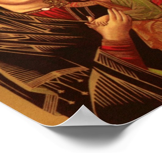 Poster Notre Dame De Perpetual Aide Version originale (Coin)