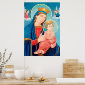 Poster Notre-Dame de Perpétuel aide catholique (Cuisine)