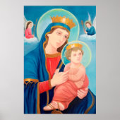 Poster Notre-Dame de Perpétuel aide catholique (Devant)