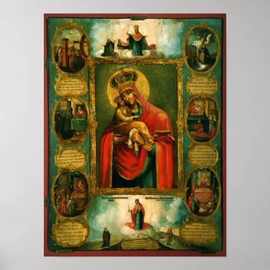 Poster Notre-Dame de Pochaev (Devant)