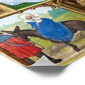 Poster Notre-Dame des Douleurs - Manuscrit médiéval (Coin)