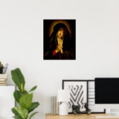 Poster Notre Dame des Douleurs Vierge Marie - Dolorosa (Bureau à domicile)