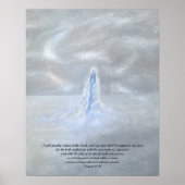 Poster Notre-Dame des Neiges avec Écriture (Devant)