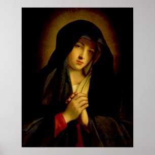 Poster Notre Dame des Treurs Vierge Marie - Dolorosa