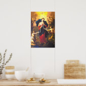 Poster Notre Dame Dieu des Noeuds Vierge Marie Anges (Cuisine)