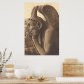Poster Notre Dame Gargoyle Chimera (Cuisine)