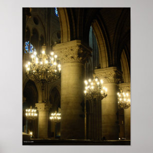 Poster Notre Dame Lumière sur le chemin Imprimer