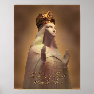 POSTER NOTRE DAME OF KNOCK PRAY FOR USA