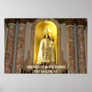 Poster NOTRE DAME OF LE MONT CARMEL de HARLEM EST,…