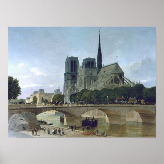 Poster Notre-Dame, Paris, 1884 (Devant)