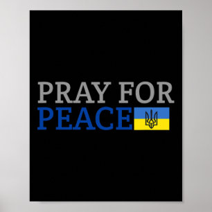 Poster Notre Dame Priez Pour La Paix