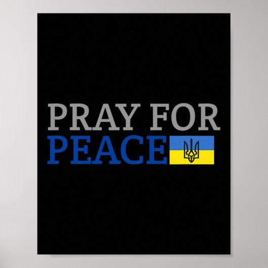 Poster Notre Dame Priez Pour La Paix (Devant)