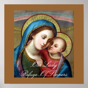 POSTER NOTRE DAME REFUGE OF SINNERS