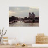 Poster Notre-Dame sur la Seine (Cuisine)