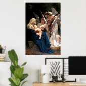 Poster Notre-Dame Vierge Marie Chanson des anges (Bureau à domicile)