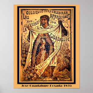 Poster Notre Dame Vierge Marie - Jose Guadalupe Posada Po