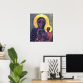 Poster Notre-Dame Vierge Marie Vierge Noire Vierge de Cze (Bureau à domicile)
