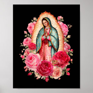 Poster Notre Dame Virgen De Guadalupe Sainte Vierge Marie
