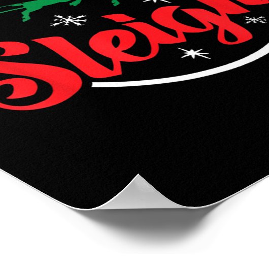 Poster Notre équipe dort Noël Famille Pyjama Noël Noël Ho (Coin)