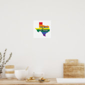 Poster Notre état de notre fierté | Texas (Cuisine)