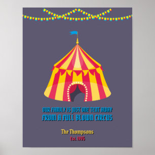 Poster Notre famille n'est qu'à une tente