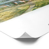 Poster Notre Forever Home Custom House Portrait Aquarelle (Coin)