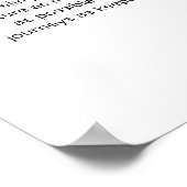 Poster Notre histoire d'amour mariage signe modèle avec p (Coin)