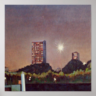 Poster Notre lune moderne