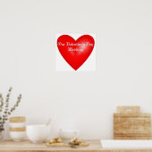 Poster Notre mariage de la Saint-Valentin (Cuisine)