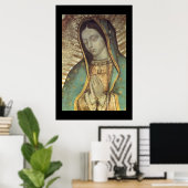 POSTER NOTRE MÈRE BÉNÉFICIÉE DE GUADALUPE (Bureau à domicile)
