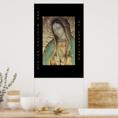 POSTER NOTRE MÈRE BÉNÉFICIÉE DE GUADALUPE (Cuisine)