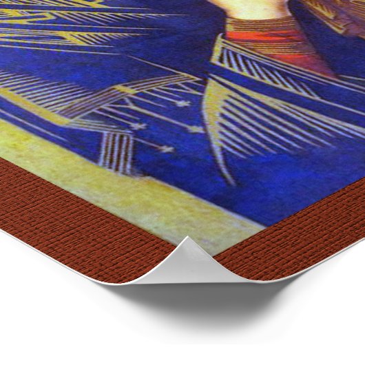 POSTER NOTRE MÈRE DE PERPETUAL AIDE SACRED IMAGE (Coin)