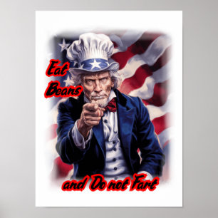 Poster Notre oncle Sam patriotique donne de bons conseils