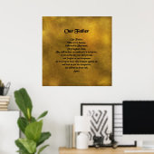 Poster Notre Père (Bureau à domicile)