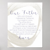 Poster Notre Père, Le Mur de prière du Seigneur (Devant)