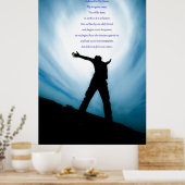 Poster notre père prier l'amour de guérison classique (Cuisine)