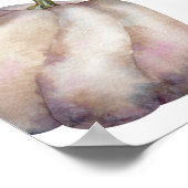 Poster Notre Petite Citrouille Cute Boho fête d'anniversa (Coin)