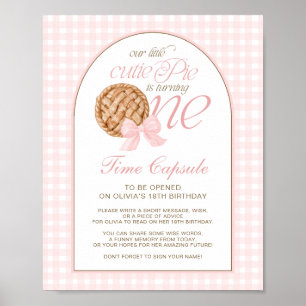 Poster Notre petite mignardise fête son premier anniversa