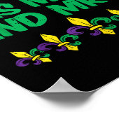 Poster Notre Premier M. Mardi Gras New Orleans M'A Engagé (Coin)